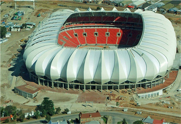 鹽池膜結構看臺選用賽德樂膜材P1350